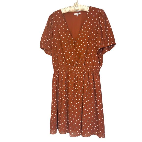Madewell Smocked-Waist Mini Dress in Inkspot Size XXL Cottagecore Romantic - Picture 1 of 10